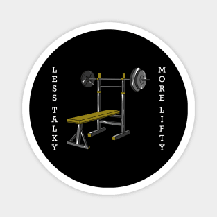 Weight bench with Barbell Magnet